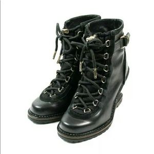 Diane Von Furstenberg combat boots